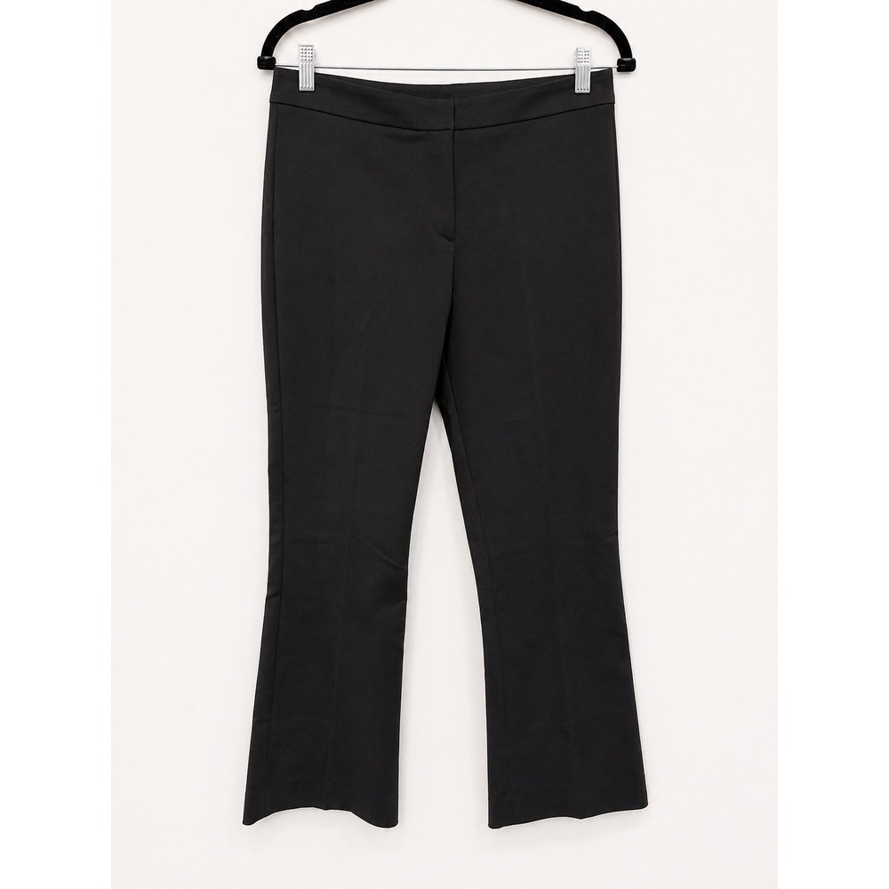 QL2 Monet Pants Women's Size 46 Black‎ Italian Flare Trousers Quiet Luxury NWT